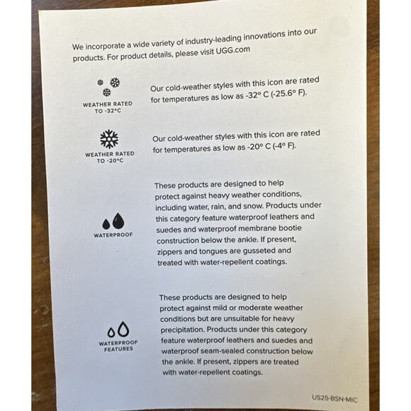 NIB UGG Reese Cooper Ultra Mini Men's 8 Unisex Waterproof Boot Shoe Wool Lining - Picture 10 of 14